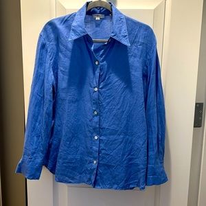 Vince Linen Button Down Shirt